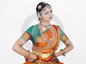 Indian traditional female dancer