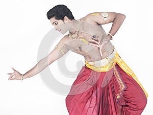 Indian traditional male dancer