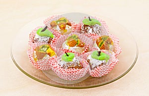 Indian Traditional Mix Sweet Food or Mix Mithai