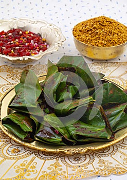 Indian Traditional Mouth Freshener Sweet Paan