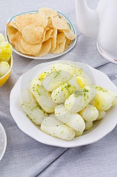 Indian Traditional Sweet Food Long Rasgulla