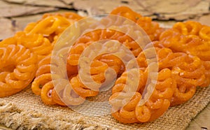 Indian Traditional Sweet Food Imarti photo