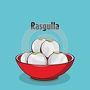 Indian traditional sweet rasgulla