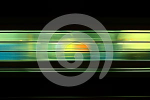 Indian train on track