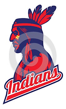 Indian tribe mascot photo