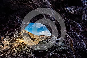 Indian Tunnel Lava Tubes Cave