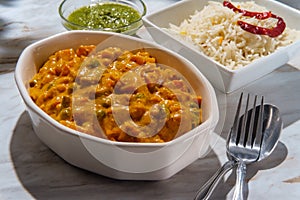 Indian Vegetable Korma Dinner