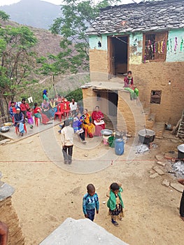 Indian village cultures in rishikesh new tehri gadwal