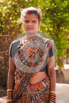 Indian villager woman