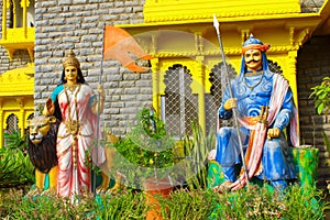 A Indian warrior Maharana Pratap statue photo