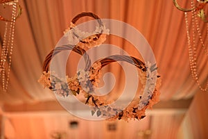 Indian Wedding Ring Prop Decor photo