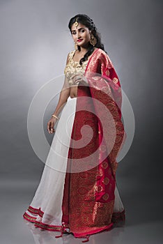 Indian woman in traditional ethnic wear