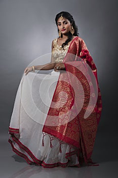 Indian woman in traditional ethnic wear