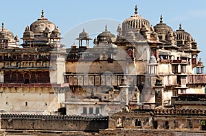 Indian wonderful examples of architecture in Orchha