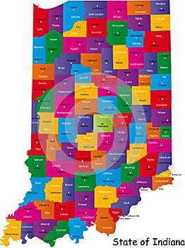 Indiana map