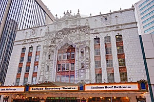 Indiana repertory theater at downtown Indianapolis,