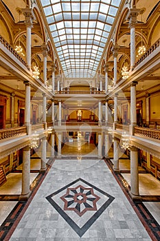 Indiana State Capitol lobby