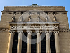 Indiana War Memorial and Museum in Indianapolis - INDIANAPOLIS, UNITED STATES - JUNE 05, 2023