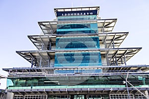 The Pagoda at Indianapolis Motor Speedway. IMS Prepares for the running of the Indy 500