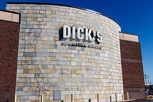 Indianapolis - Circa March 2018: Dick`s Sporting Goods Retail Location. Dick`s Banned the Sale of Guns to People Under 21 II