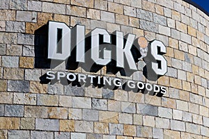 Indianapolis - Circa March 2018: Dick`s Sporting Goods Retail Location. Dick`s Banned the Sale of Guns to People Under 21 I