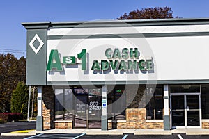 Indianapolis - Circa November 2016: A-1 Cash Advance Mall Location. A-1 Cash Advance is a Payday Loan Company II