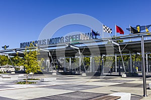 Indianapolis - Circa September 2016: Indianapolis Motor Speedway Gate 1 Entrance VI