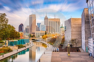 Indianapolis, Indiana, USA Skyline