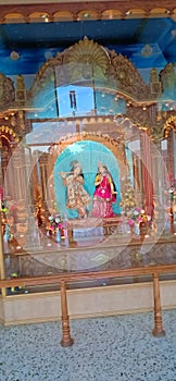 Indians god shri krishna radha photograph in Matura