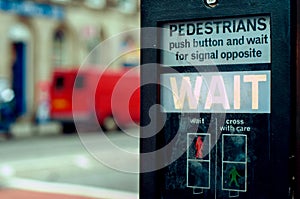 Indicator light for pedestrians in a zebra crossing