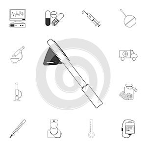 Indicator strips icon. Simple element illustration. Indicator strips symbol design from Medical collection set. Can be used for we