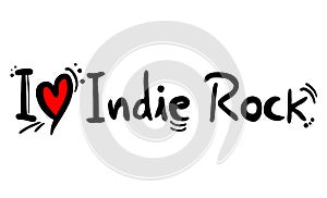 Indie Rock music style love photo