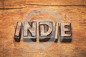 Indie wood vintage