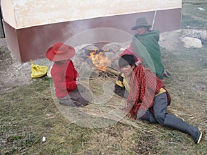 Indigence Peruvian family