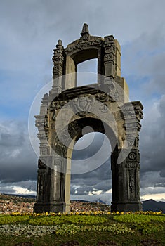 Indigenous arch, La Paz photo