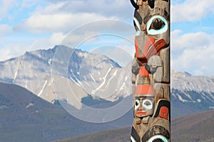 Indigenous art in Jasper, Alberta, Canada