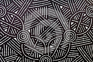 Indigenous Australian art Dot painting background