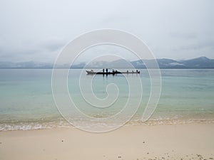 Indigenous Fisherman Prepare their boats to go out