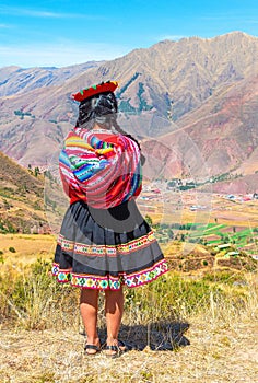 Indigenous Quechua Woman, Cusco, Peru