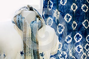 Indigo dye cotton is an organic compound with a distinctive blue color.