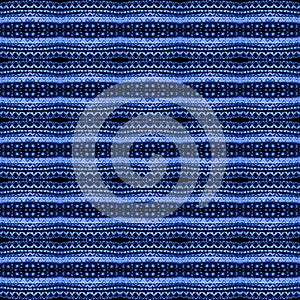 Indigo seamless ikat Persian Carpet Blue Ethnic texture abstract ornament Mexican Traditional Carpet Fabric Texture Arabic,turkish