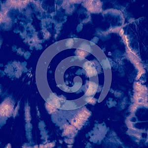 Indigo Tie Dye. Color Water Texture. Abstract