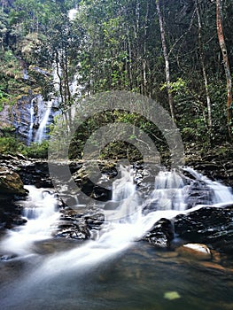 Indio Waterfall, Rio Acima, Minas Gerais, Brazil. photo