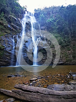 Indio Waterfall, Rio Acima, Minas Gerais, Brazil. photo