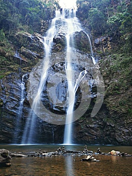 Indio Waterfall, Rio Acima, Minas Gerais, Brazil. photo