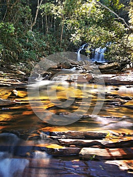 Indio Waterfall, Rio Acima, Minas Gerais, Brazil. photo