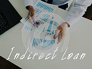 Indirect Loan inscription on the page