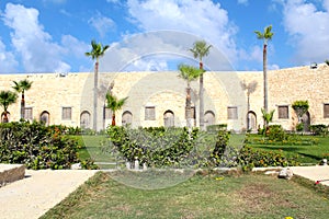 Indise view of Citadel of Qaitbay, Alexandria, Egypt