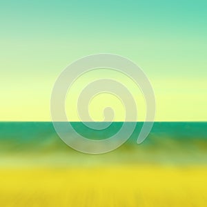 Indistinct sea background. Raster graphics