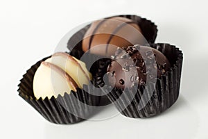 Individual handmade truffles photo